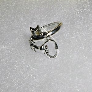 Silver Key Wrap Ring